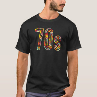 T-shirt Retro 70's 1970 Vintage Seventies Party 1970