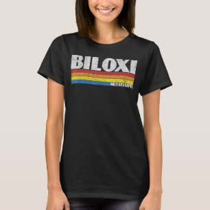 T-shirt Retro 80s Mississippi MS Souvenir Biloxi