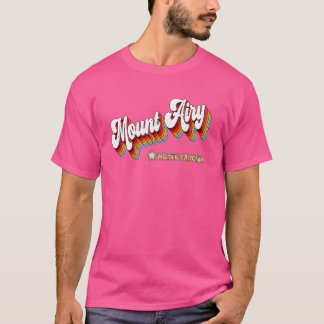 T-shirt Retro 80s Mount Airy North Carolina Nc