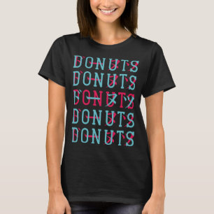 T-shirt Rétro 80s Vaporwave Donuts esthétiques Writ japona