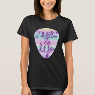 T-shirt Retro 80s Vaporwave Tropical Music And Life Cote