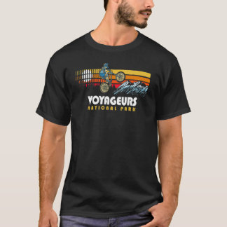 T-shirt Retro 80s Voyageurs Parc National VTT