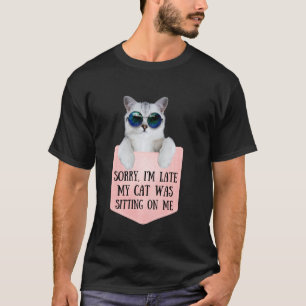 T-shirt Retro 90s Chat Tee - shirts Désolé Je suis en reta