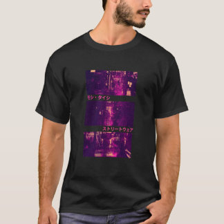T-shirt Rétro 90s Lofi Tokyo Mode Japonaise Vaporwave