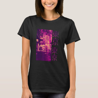 T-shirt Rétro 90s Lofi Tokyo Mode Japonaise Vaporwave