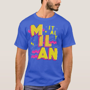 T-shirt Retro 90s Milan Italie