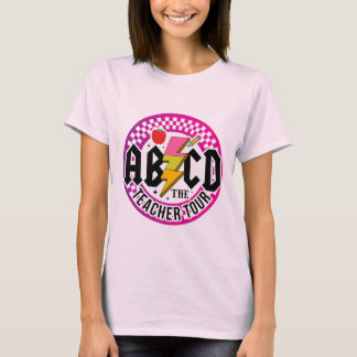 T-shirt Retro ABCD Teacher Tour