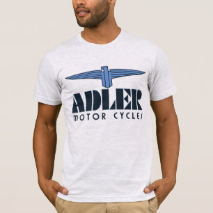 T-shirt Rétro aile d'aigle de logo de motos d'Adler d'art