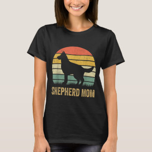 T-shirt Retro Allemand Berger Maman Cadeau Chien Mère Anim