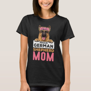 T-shirt Retro Allemand Berger Maman Chien Mère Animal de c