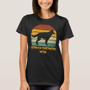 T-shirt Retro Allemand Berger Maman Doxie Chien Propriétai