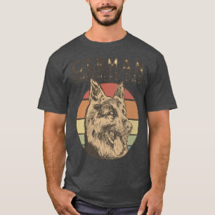 T-shirt Retro Allemand Berger Papa Cadeau Chien Propriétai