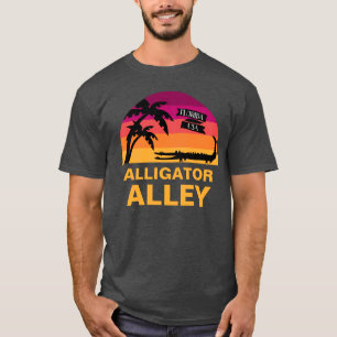 T-Shirt Rétro Alligator Alley Floride Everglades