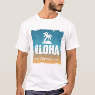 T-shirt Rétro Aloha Hawaï