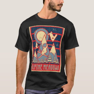 T-shirt Retro Alpine Meadows Ski Adventure est en attente
