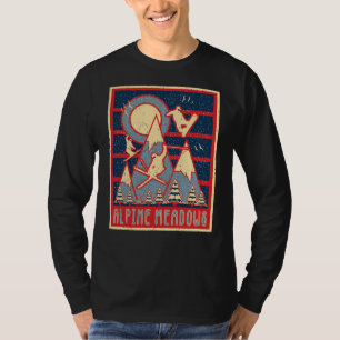 T-shirt Retro Alpine Meadows Ski Adventure est en attente