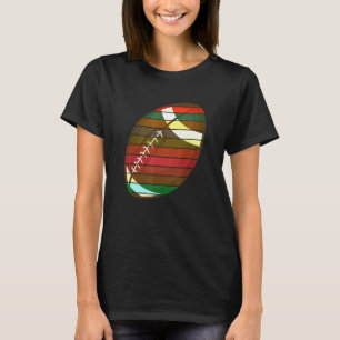 T-shirt Retro American Football Vintage Ball Rugby Union T