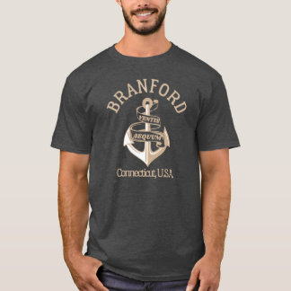 T-shirt Retro Anchor Branford Connecticut US