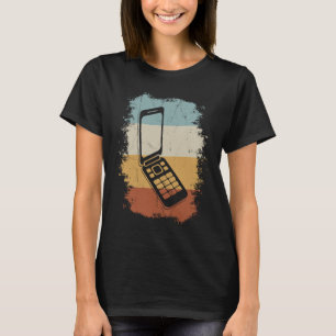 T-shirt Retro Ancien école Vintage Flip Phone esthétique Y