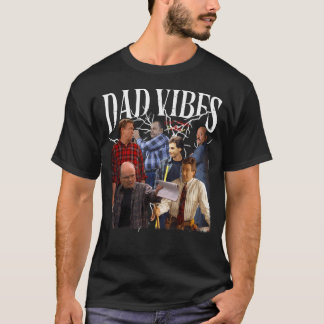 T-shirt Rétro Années 90 DadVibes Drôle Papa Fête des Pères