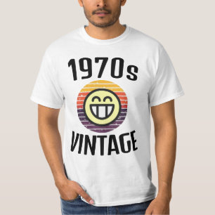 T-shirt RÉTRO ANNIVERSAIRE DES ANNÉES 1970