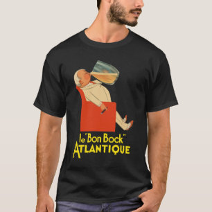 T-shirt Rétro annonce française Le Bon Bock de bière