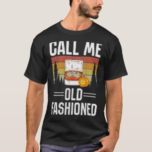 T-shirt Rétro Appelez-moi Whiskey Vieux Style Vintage 1
