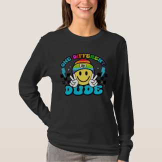 T-shirt Retro Autism Awareness Its Okay To Be Different