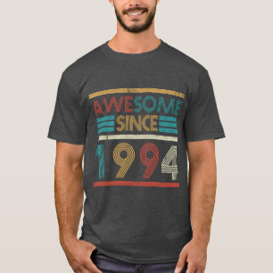 T-shirt Retro Awesome depuis 1994 29e anniversaire 29 ans 