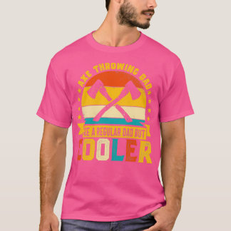 T-shirt Retro Ax Jetant papa Comme un papa ordinaire mais 