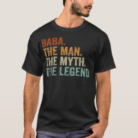 Retro Baba L'Homme Mythe Légende Papa Papa Grand-P