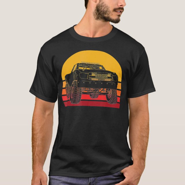 T-shirt Retro Baja Truck Off Road Trophy Véhicule de camio (Devant)