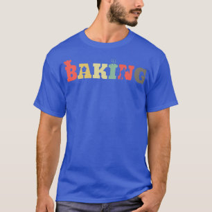 T-shirt Retro Baking Muffins Cookie  Bakery Vintage Baker 