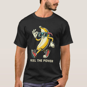 T-shirt Retro Banana Pun Novelle Hommes Femmes Enfants Fun