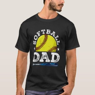 T-shirt Rétro Baseball Papa Papa Père Bonne Fête Des Pères