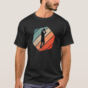 T-shirt Rétro Basketball Vintage Training