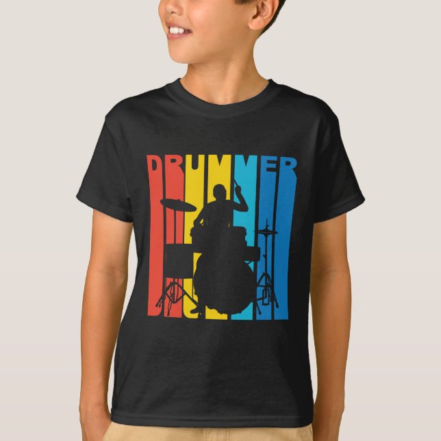 T-shirt Rétro batteur (Devant)