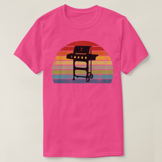 T-shirt Rétro BBQ Grille (Design devant)