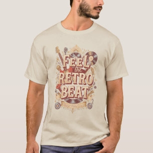 T-shirt Retro Beat - Vibes musicales Vintages personnalisé