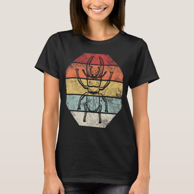 T-shirt Retro Beatle Whisperer Insect Collector Bug Catche (Devant)