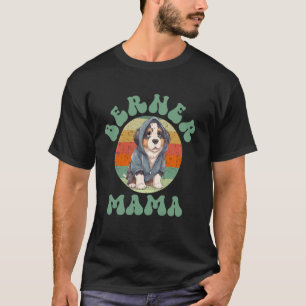 T-shirt Retro Berner Mama, Bernese Mountain Dog Mama, Bern