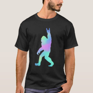 T-shirt Retro Bigfoot, Drôle Rock Et Rouleau Bigfoot