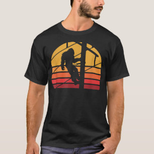 T-shirt Rétro Bigfoot Lineman Electricien Sasquatch Linewo