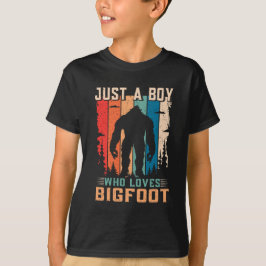T-shirt rétro Bigfoot pour homme, femmes, garçons,