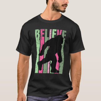 T-shirt Retro Bigfoot Yeti Vintage perturbé Fun Anniversai