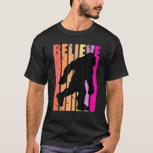T-shirt Retro Bigfoot Yeti Vintage perturbé Fun Anniversai