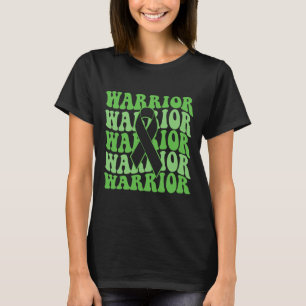 T-shirt Rétro Bile Duct Cancer Guerrier Green Ribbon Award