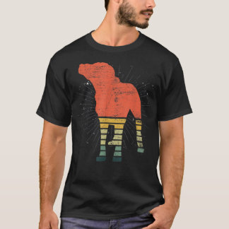 T-shirt Retro Black Lab 