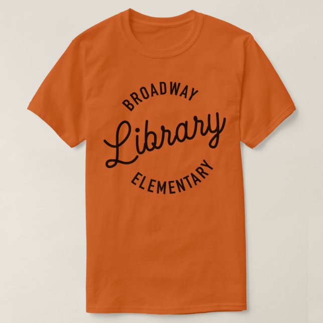 T-shirt Retro Boho Style Broadway Librarian Funny Reading (Design devant)