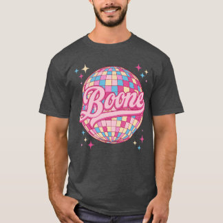 T-shirt Retro Boone First Name Personalized Disco 80s Birt
